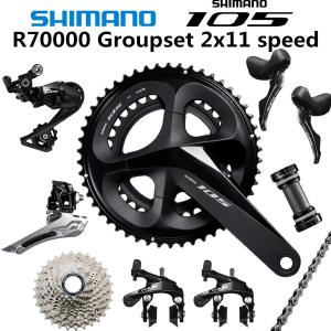 SHIMANO 105 R7000 Groupset R7000 Derailleurs ROAD Bicycle 50-34 52-36 53-39T 165 170 172.5 175MM 11-25 11-28 30T 32T34T
