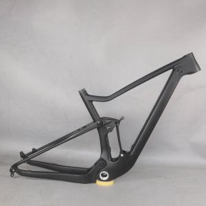29er 15.5" Carbon MTB Frame 142 Thru Axle BSA UD Matt Mountain Bike Clamp LIGHT 